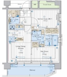 プラージュ リュー 押上の物件間取画像